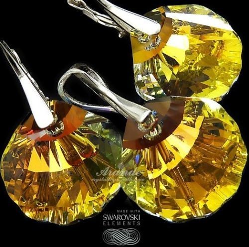 Arande SWAROVSKI AURORA SEASHELL kolczyki+wisiorek srebro 700247