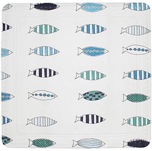 Spirella spirella mata prysznicowa Santorini Blue, plastik, blau, 55 x 55 cm 10.19248