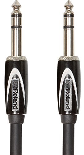 Roland Black Serie kabel połączeniowy stereo wtyk jack 6,3 mm, długość: 4,5 m RCC-15-TRTR RCC-15-TRTR