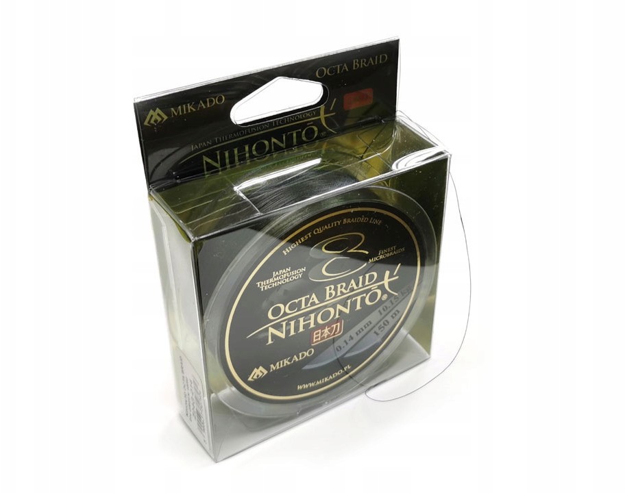 Plecionka Nihonto Octa Braid 0.16mm 150m Green