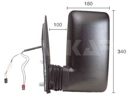 ALKAR Lusterko zewnętrzne 9227977