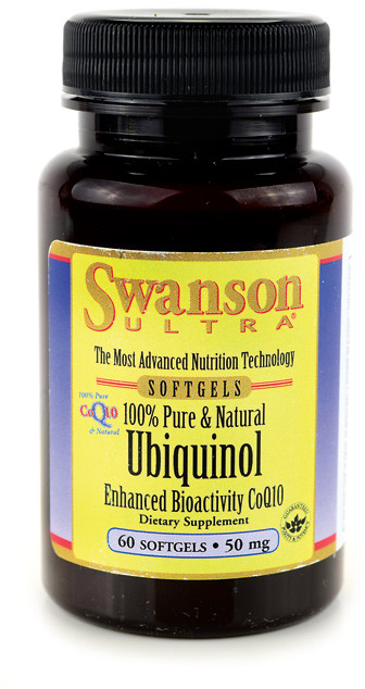 SWANSON Ubiquinol (ubichinol) aktywny koenzym Q10 50 mg 60 kaps.