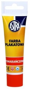 Astra Farba plakatowa pomarańczowa 30ml VK1565