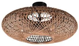 Trio Hedda 612300236 plafon lampa sufitowa 2x40W E27 czarny mat