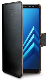 Celly Pokrowiec na telefon pro Samsung Galaxy S9 WALLY790) Czarne