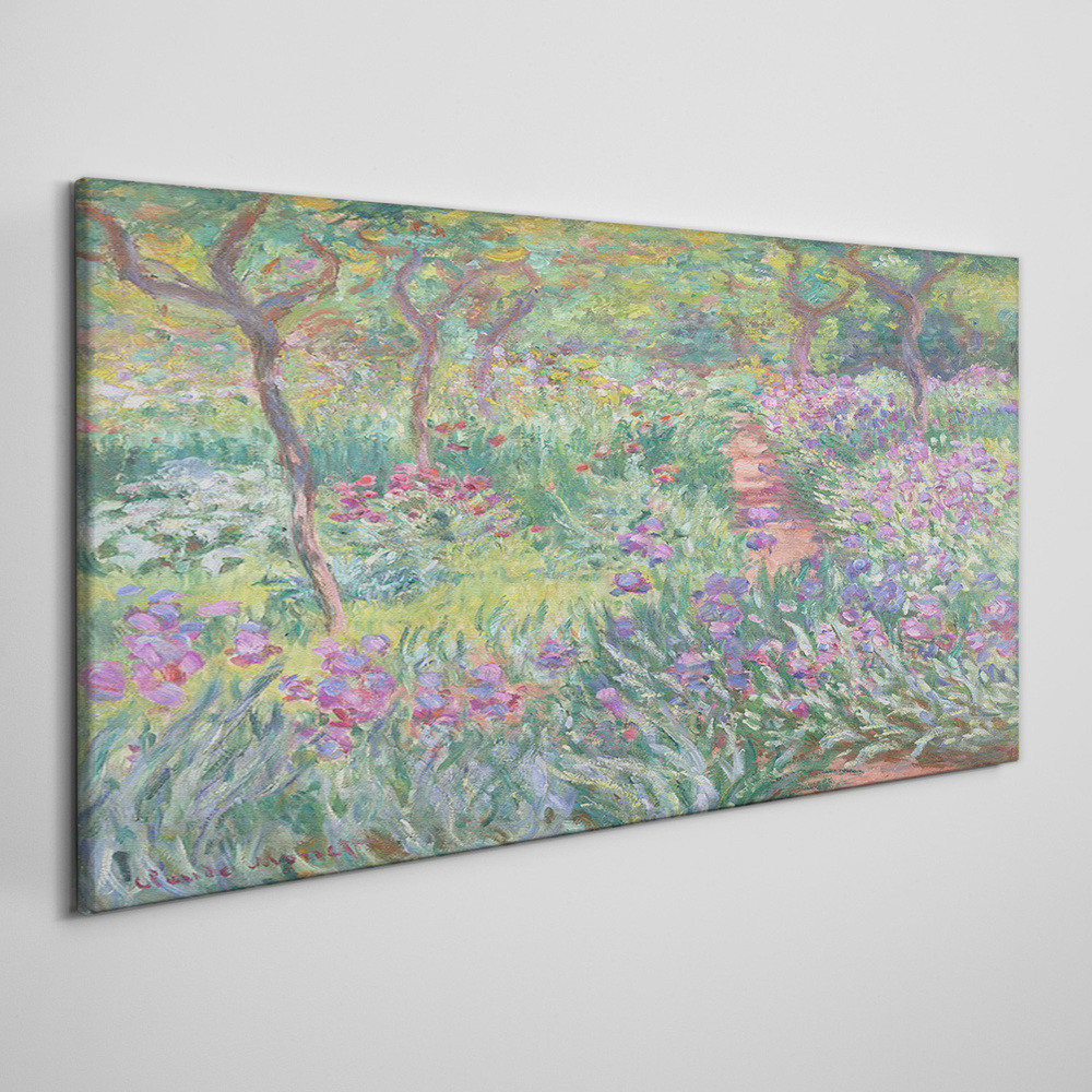 PL Coloray Obraz na Płótnie Ogród w Giverny Monet 120x60cm