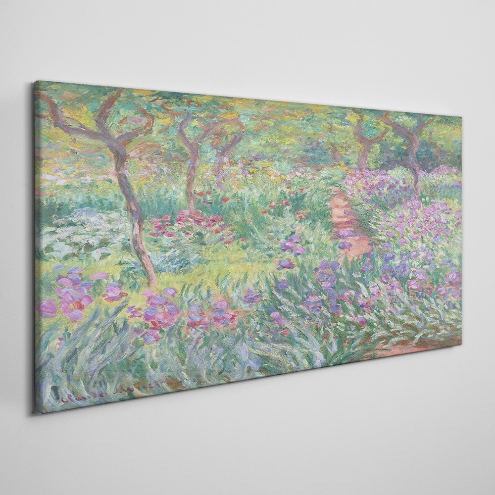 PL Coloray Obraz na Płótnie Ogród w Giverny Monet 100x50cm