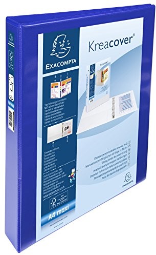 Exacompta pierścieniowy (DIN A4) Biały, niebieski 51842BE