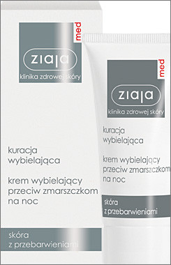 Ziaja Ltd Zakład Produkcji Leków Krem wybielający przeciw zmarszczkom na noc 7043586