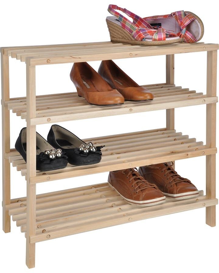 Profiline Profiline 4-poziomowy stojak na buty w kolorze jasnobrązowym - (S)54 x (W)52 x (G)26 cm