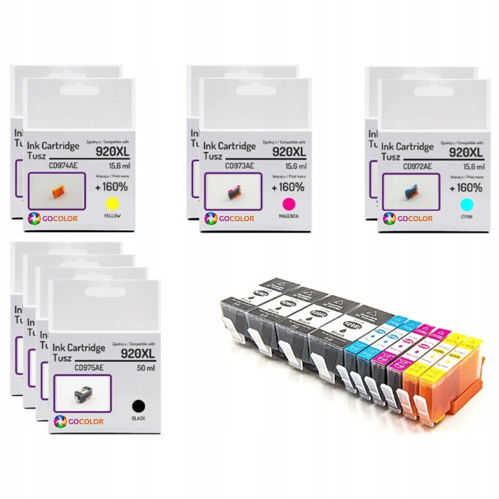 10 X Tusz do Hp 920XL OfficeJet 6500A zamiennik