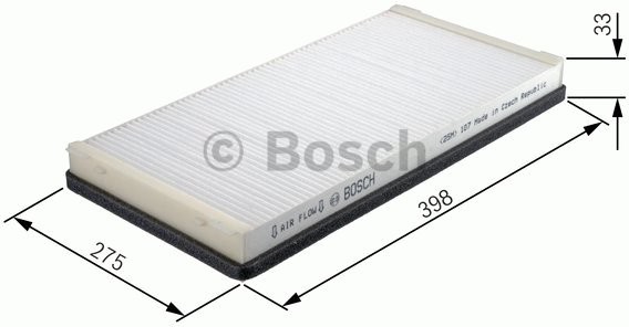 Bosch Filtr, wentylacja przestrzeni pasażerskiej 1 987 432 482 1 987 432 482