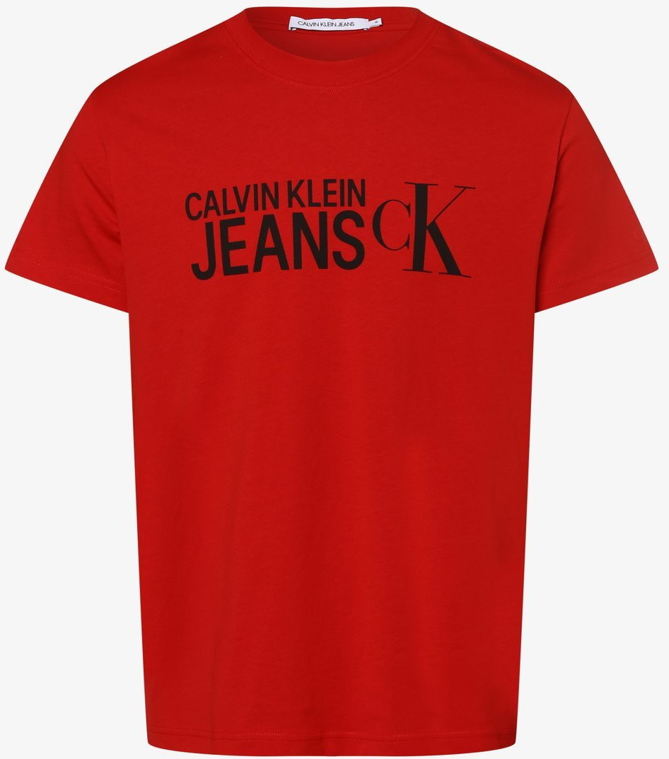 Calvin Klein Jeans Jeans - T-shirt męski, czerwony
