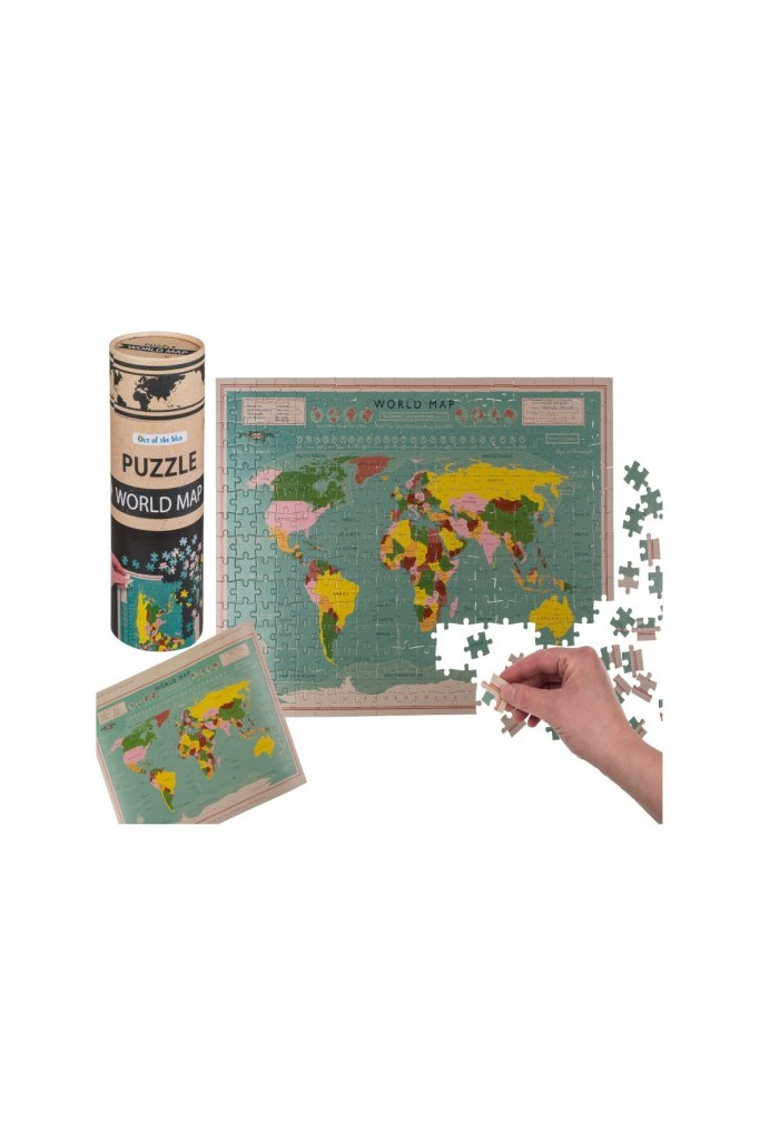 Out of the Blue Mapa świata - puzzle w tubie 2Y40AW