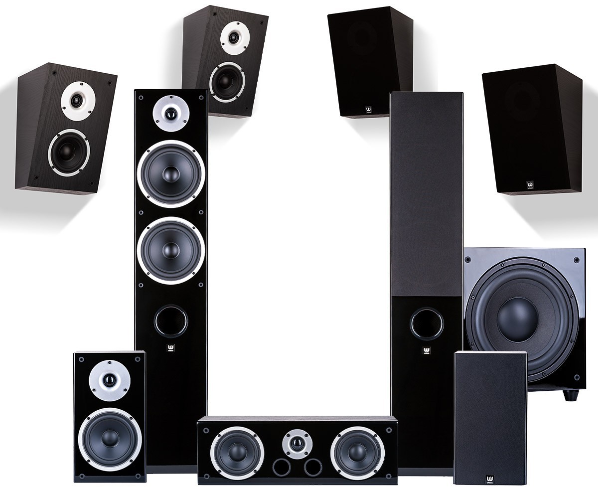 Kino domowe zestaw 5.1.4 RAPTOR 7/1/X/X/VOCAL + SUB-10