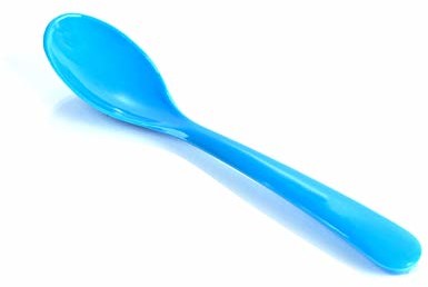 Kimmel 21-000-3308-1 łyżeczka do jajek/łyżeczka dla dzieci duża (6 sztuk) tworzywo sztuczne jasnoniebieska
