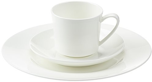 Rosenthal Jade Fine Bone China 61040-800001-18735 serwis kawowy, 18-częściowy, kolor biały 61040-800001-18735