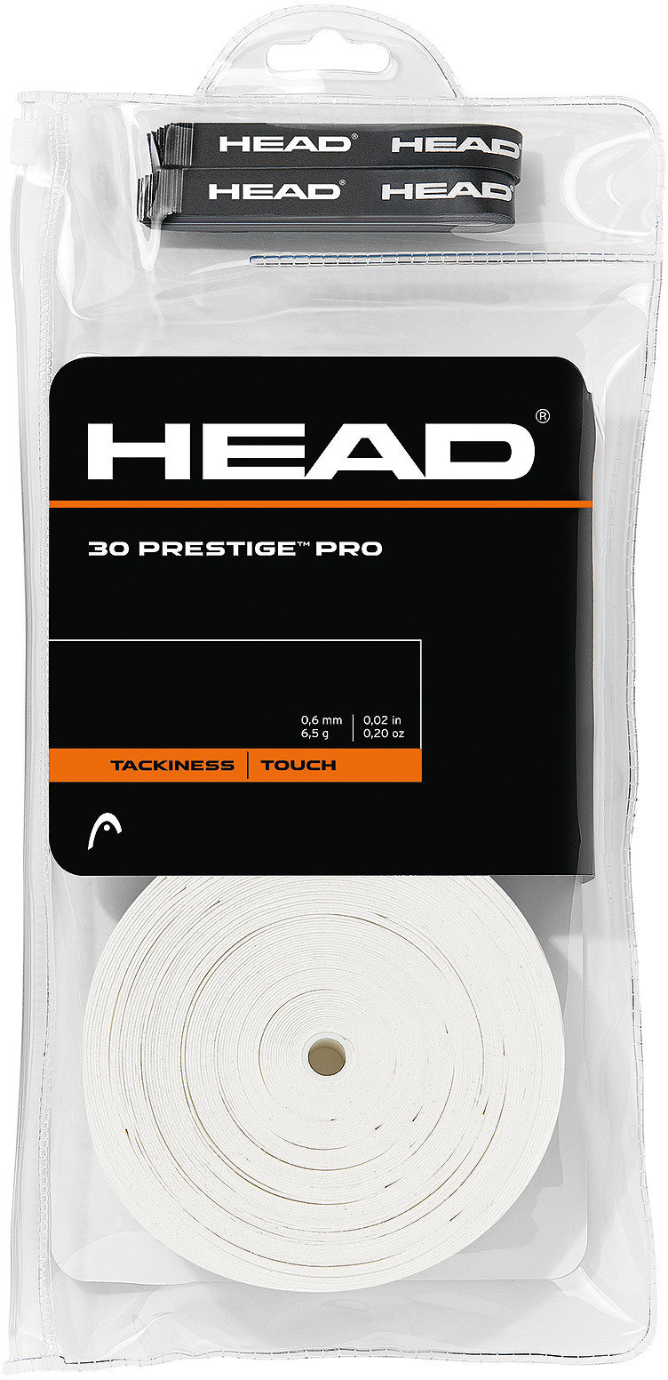 Head Prestige Pro (30 szt.) - white 285445-WH