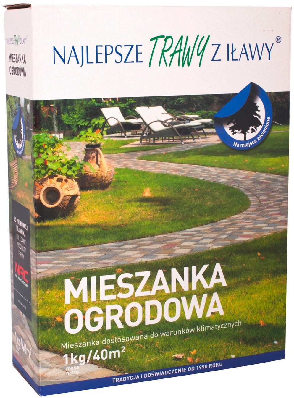 Najlepsze Trawy z Iławy Mieszanka traw Ogrodowa 1 kg