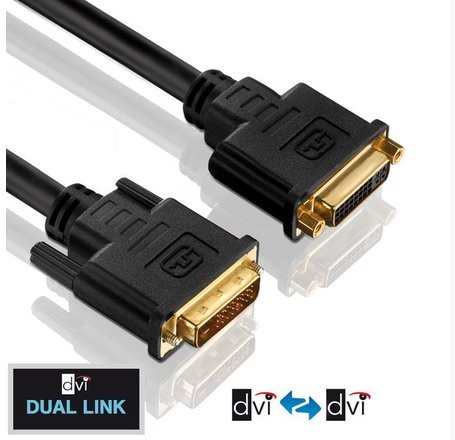 Фото - Кабель PureLink kabel-przedłużacz DVI - PureInstall PI4300 - Dual Link - 1,00 m 
