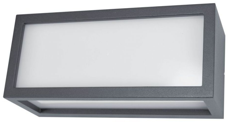 Palnas TONY 250 x 110 kinkiet max 1x18W E27 230V IP54 ciemny szaey 66001388) Palnas