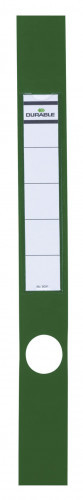 DURABLE 809105 ORDOFIX samoprzylepna kieszonka na segregator 50 mm 40x390 mm zielony op. (10 szt.) 809105