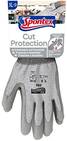 Spontex spontex Cut Protection  rękawica robocza z wysokim ochronnych do cięcia, , 9, , 12130199