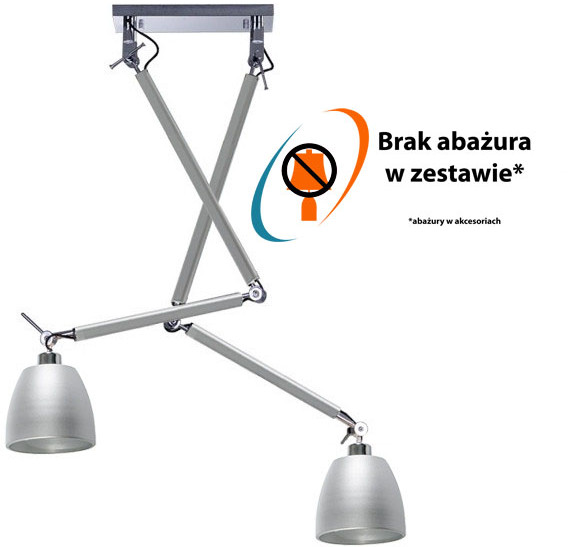 Azzardo Stelaż ZYTA 2S ALU LED AZ2301