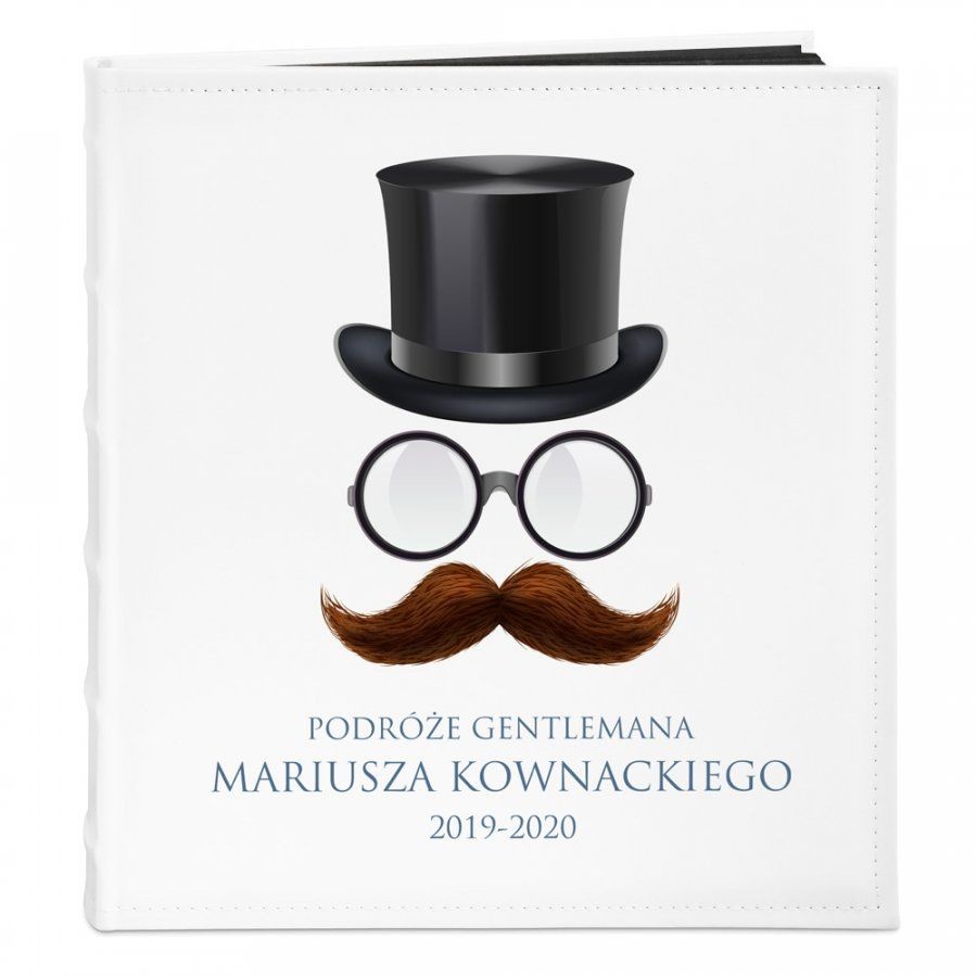 NA Murrano Album Zdjęcia Duży Podróże Gentlemana Nadruk ALB-BC-BK-UV-032