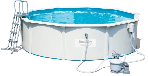 Bestway Basen z filtrem 4 6 x 1 2 m stalowy 56384