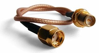 brak danych Pigtail RP-SMA/m RP-SMA/ż 20 cm