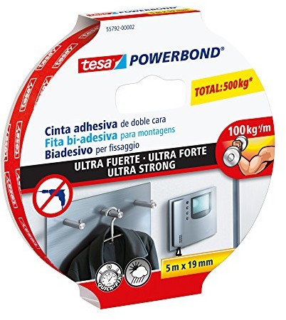 TESA Powerbond Ultra Strong dwustronna taśma montażowa, biały 55792-00001-00