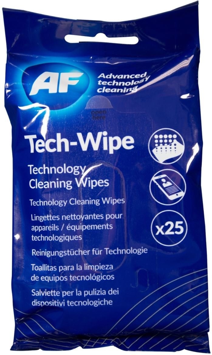 AF Ściereczka czyszcząca do urządzeń mobilnych Tech Wipes MTW025P, 25 szt.