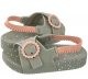 Zaxy Boot Sandałki Nina Flor Slide Baby 18430/91176 Zielone (ZA138-a)