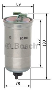 Bosch Filtr przewodu paliwowego, 0 450 906 442 0450906442