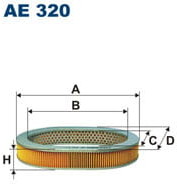 Filtron AE 320 FILTR POWIETRZA