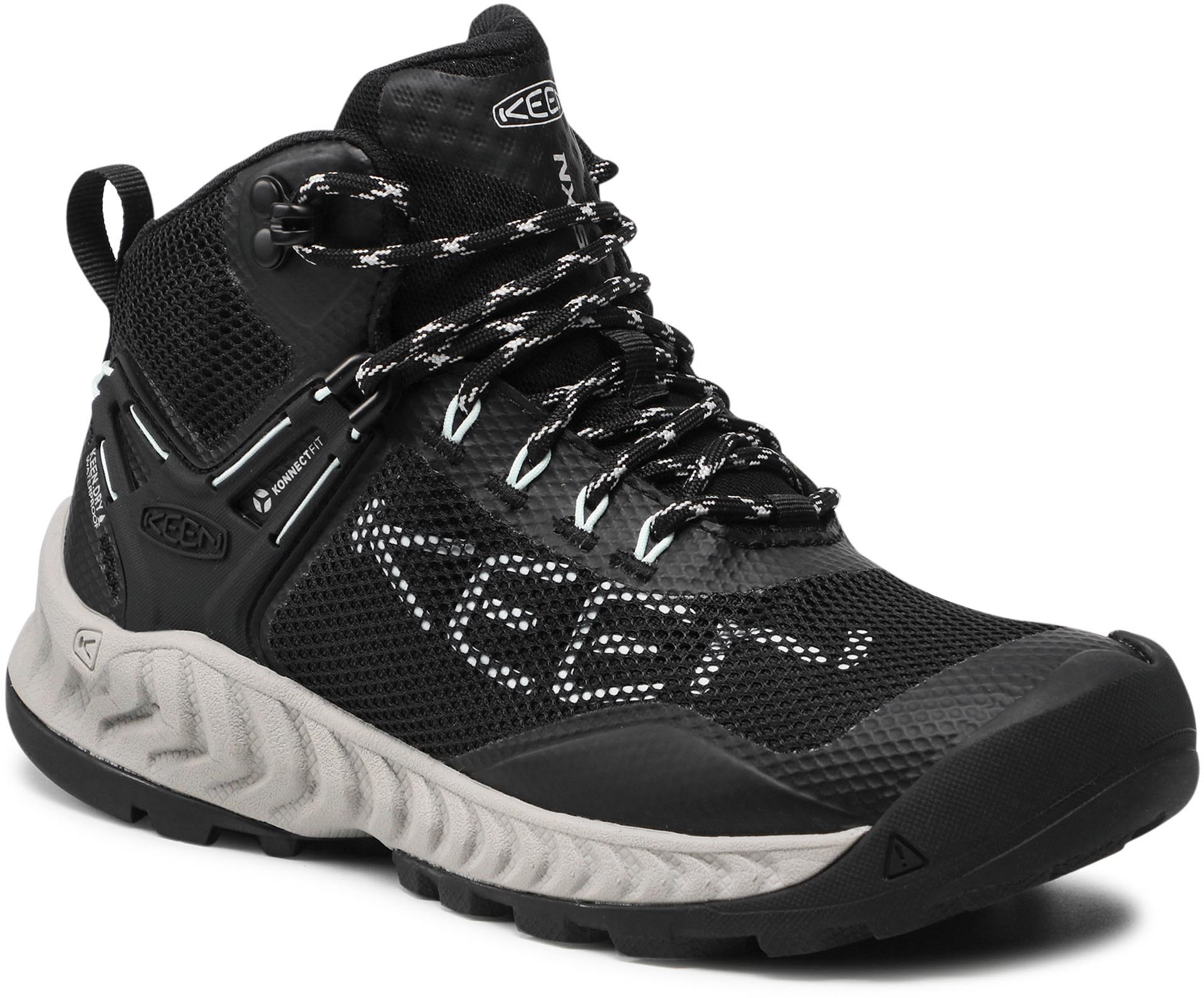 Keen Trekkingi Nxis Evo Mid Wp 1025911 Black/Blue Glass