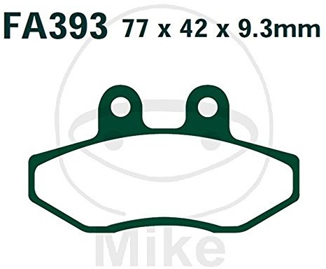 EBC Klocki hamulcowe do skutera (organiczne) do Yamaha - XC 125 |, MBK - NXC 125 336742