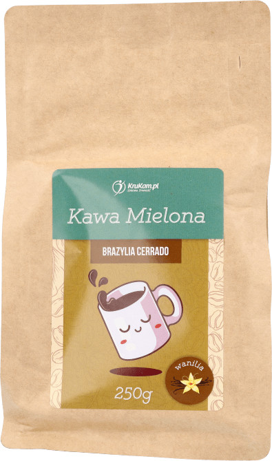 KruKam Kawa mielona Brazylia Cerrado waniliowa 250g