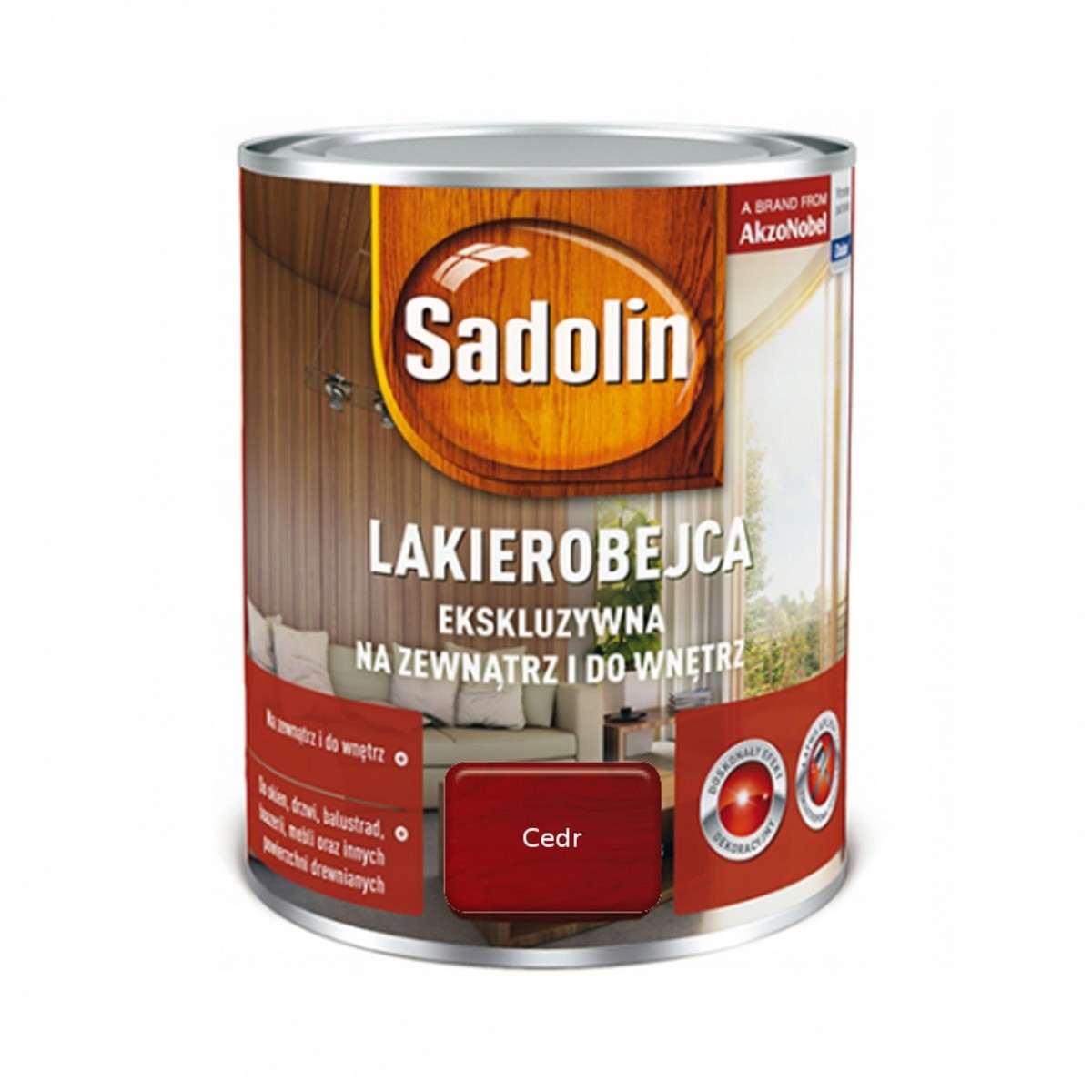 Sadolin Ekskluzywna lakierobejca 2,5L Cedr drewna