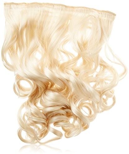 BiYa Hair Elements biya Hair Elements Matt przedłużanie włosów z zaciskiem do włosów do natychmiastowego zapinania termiczna, kręcone, Pale c/613/1/100/24