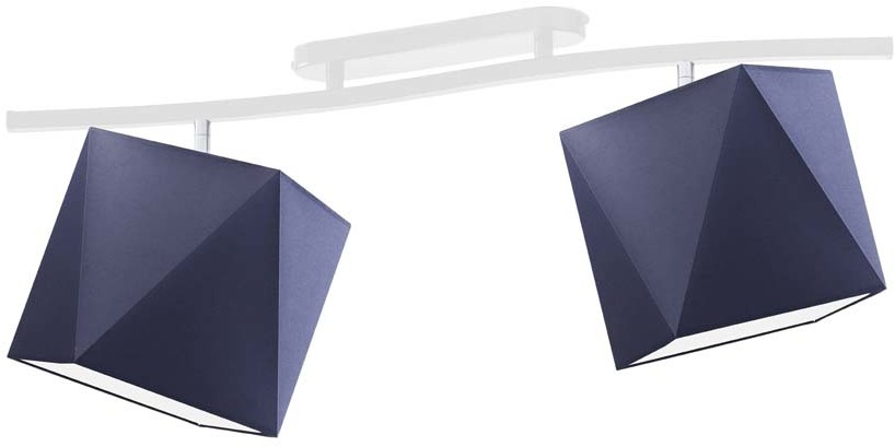 Plafon z geometrycznymi abażurami CORONA 15581/21