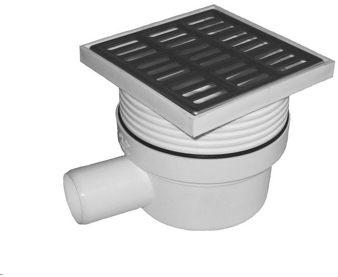 Akces Kratka ściekowa fi 50 boczna biała AAIGPG