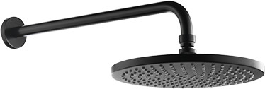 Omnires SlimLine deszczownica z ramieniem kolor czarny WGSET1BL WGSET1BL