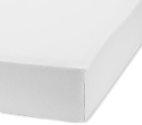 fleuresse Fleuresse Jenny Jersey prześcieradło z gumką, biały, 120x200 299764