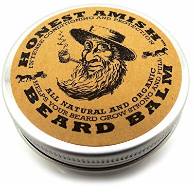 Organic Surge Honest amish Beard Balm Leave-In Conditioner All Natural Vegan Friendly Oils and Butters by Honest amish