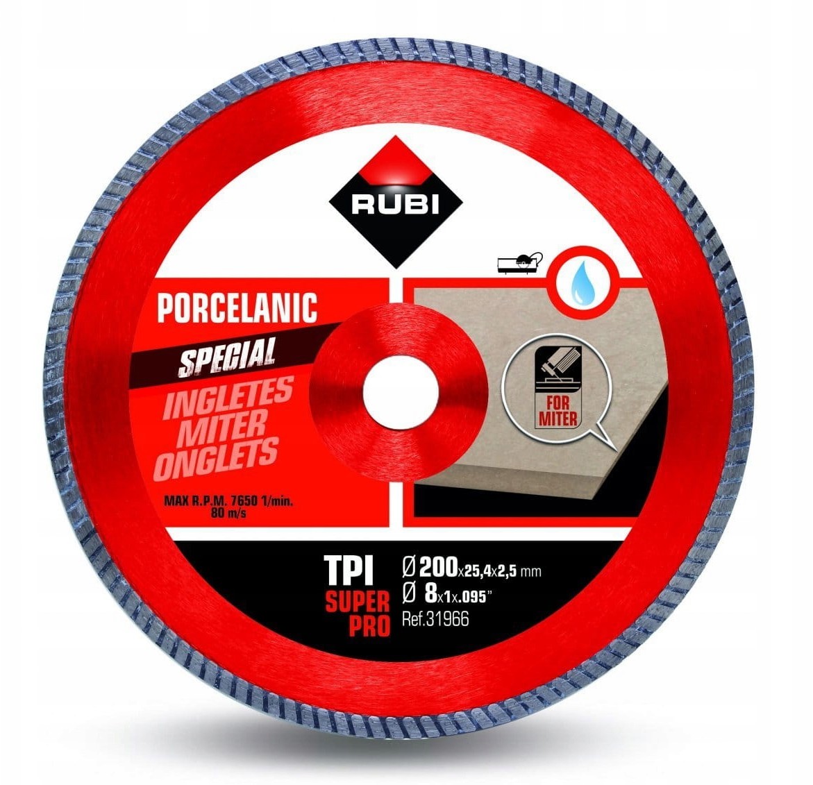 RUBI Tpi 230 Superpro Tarcza Diamentowa Fazowania