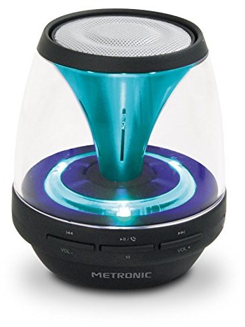 Metronic 477072 Spark głośnik Bluetooth, LED, 3 W Czarny 477072