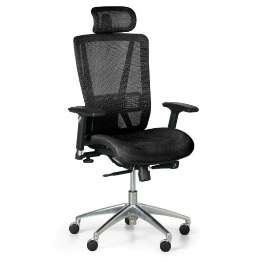 B2B Partner Krzesło biurowe LESTER MF, czarny X3-01A-MF/NT01+K11