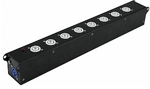 EUROLITE SAB-82X Power Split Box Rozdzielacz mocy z wejściem i wyjściem P-Con 60003761
